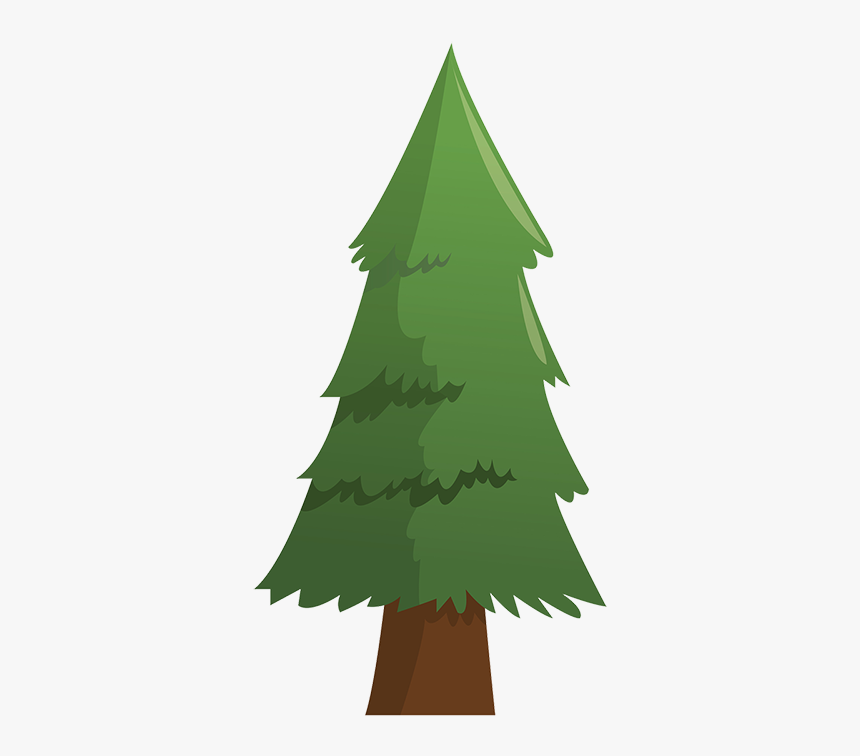 Conifer Tree Cartoon, HD Png Download, Free Download