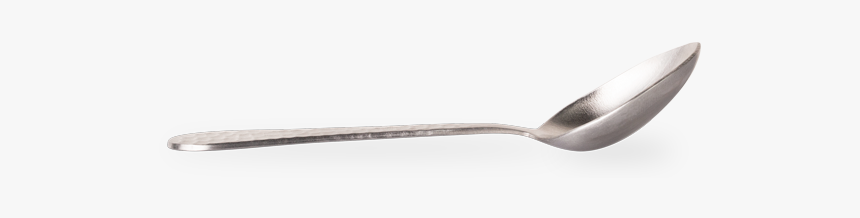 Hammered Teaspoon Silver - Silver, HD Png Download, Free Download