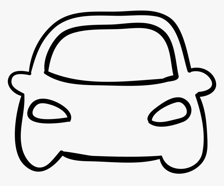 Car Front Outline - Car Front Outline Png, Transparent Png, Free Download