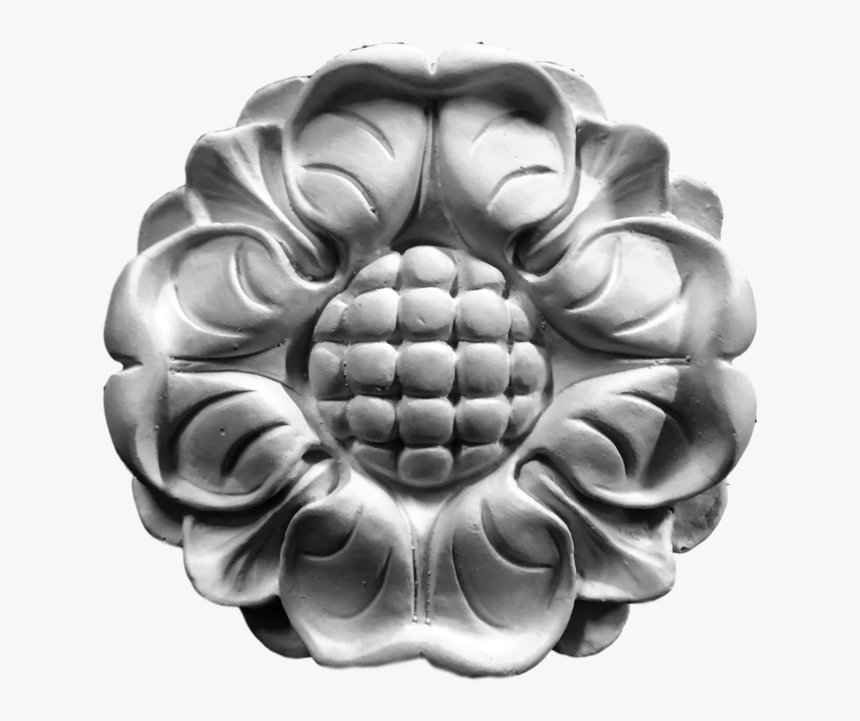 Plaster Sunflower Rosette Roman 4 3/4 - Circle, HD Png Download, Free Download