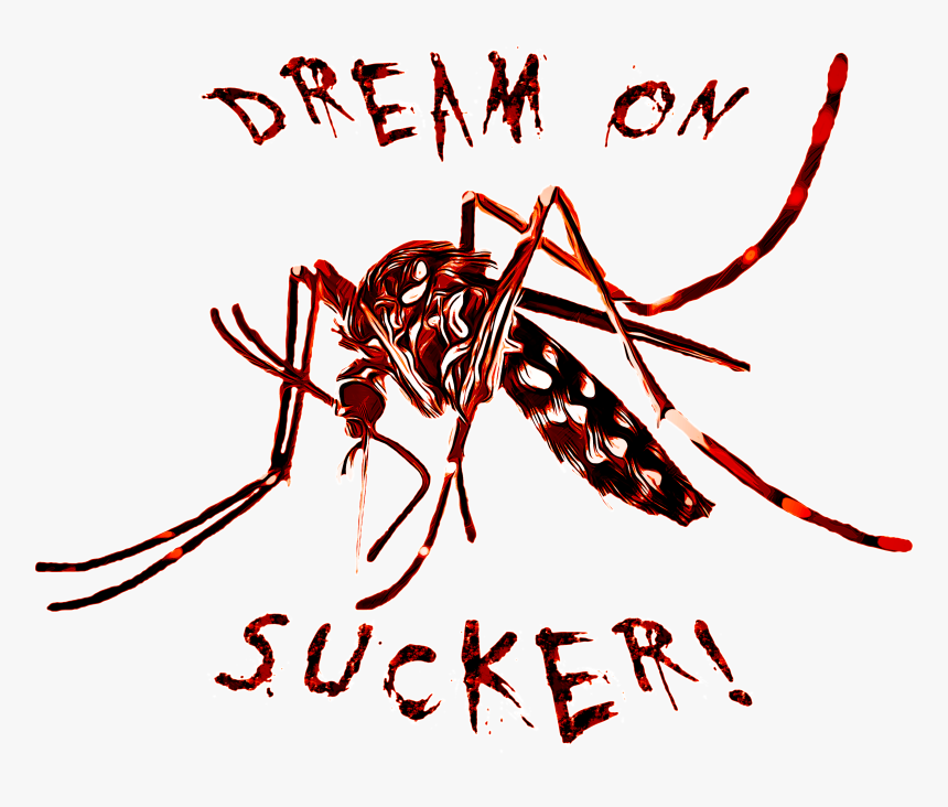 Gxpdesign Mosquito Tiger Vector Art Dream On Sucker - Mosquito Tigre, HD Png Download, Free Download