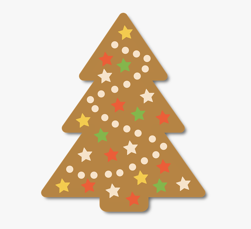 Christmas, Christmas Tree, Ornament, Embellish - Gingerbread Tree Png, Transparent Png, Free Download