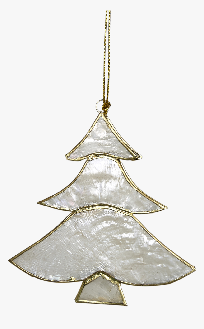 Capiz Christmas Tree Ornament - Capiz Christmas Tree Decoration, HD Png Download, Free Download