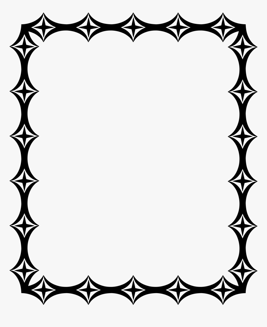 Wedding Invitation Borders And Frames Decorative Borders - Line Art Borders For Invitation, HD Png Download, Free Download