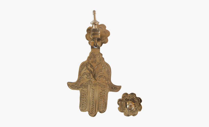 Moroccan Hand Of Fatima Door Knocker - Pendant, HD Png Download, Free Download