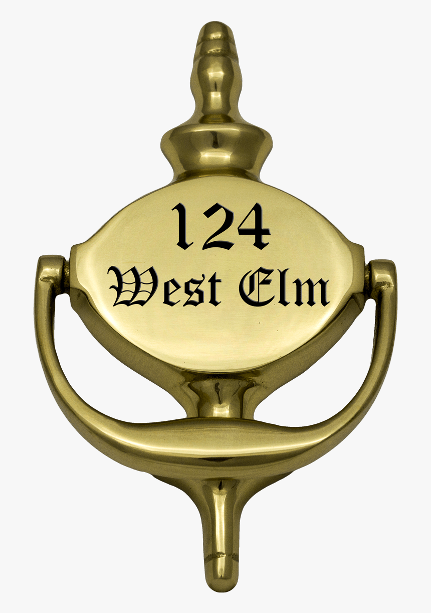 Polished Brass Door Knocker - Emblem, HD Png Download, Free Download