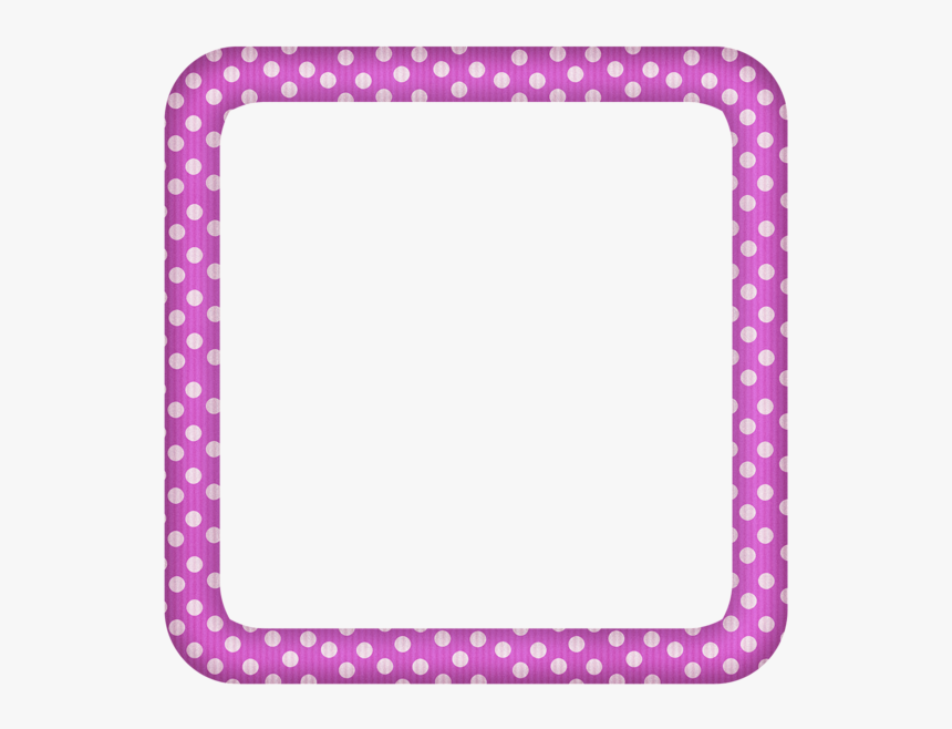 Transparent Polka Dot Border Clipart - Purple Polka Dot Border Clipart, HD Png Download, Free Download