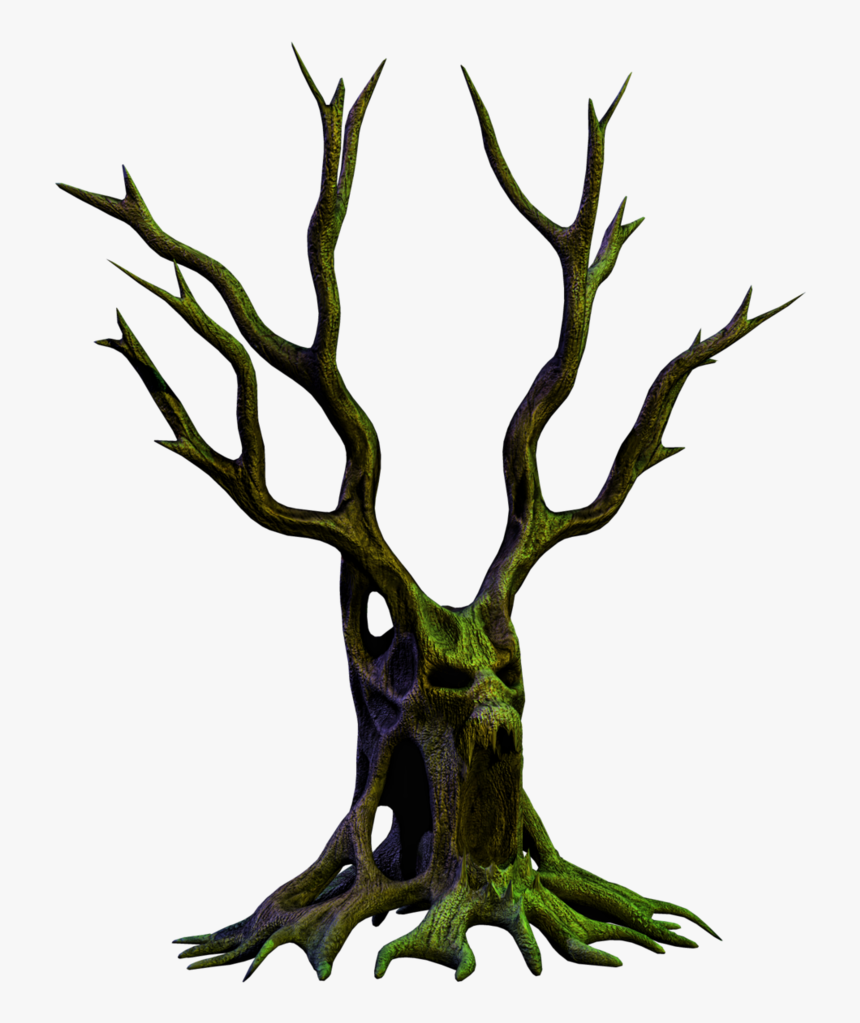 Transparent Spooky Tree Png - Picsart Sticker For Photo Editing, Png Download, Free Download