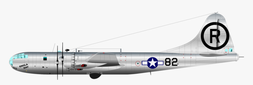 Propeller Driven Aircraft,fokker 50,flap - Boeing B-29 Superfortress, HD Png Download, Free Download