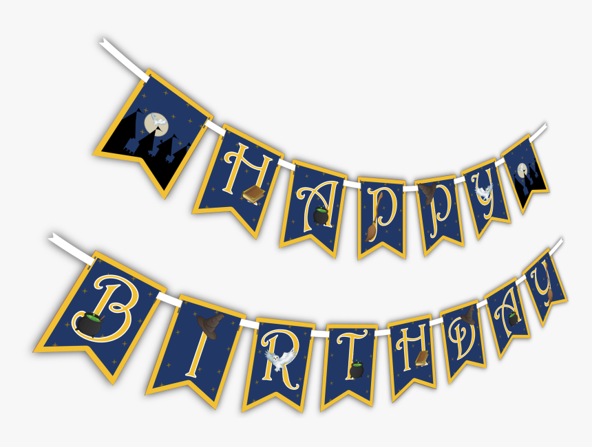 Wizard Castle "happy Birthday - Happy Birthday Banner Png, Transparent Png, Free Download