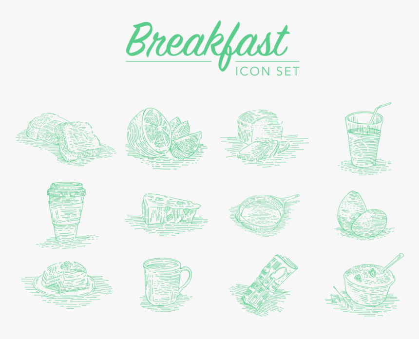 Breakfasticons-01, HD Png Download, Free Download