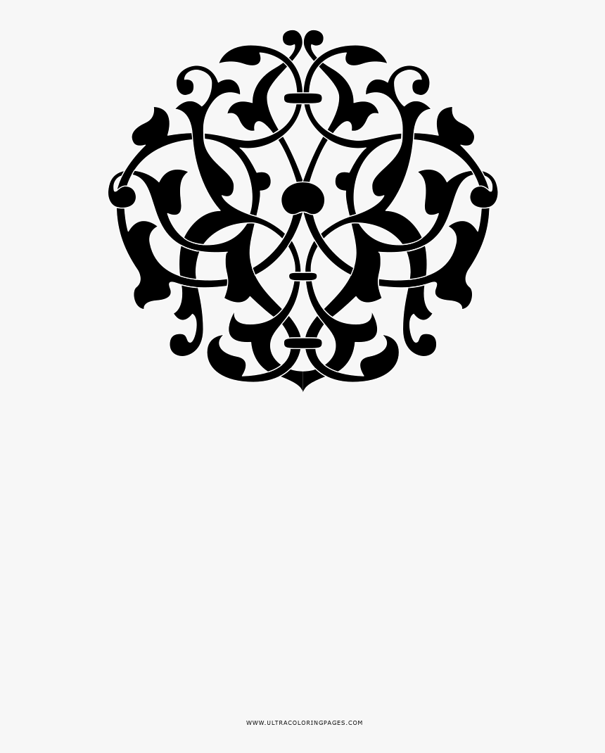 Ornamento Página Para Colorear - Arabesque Design, HD Png Download, Free Download