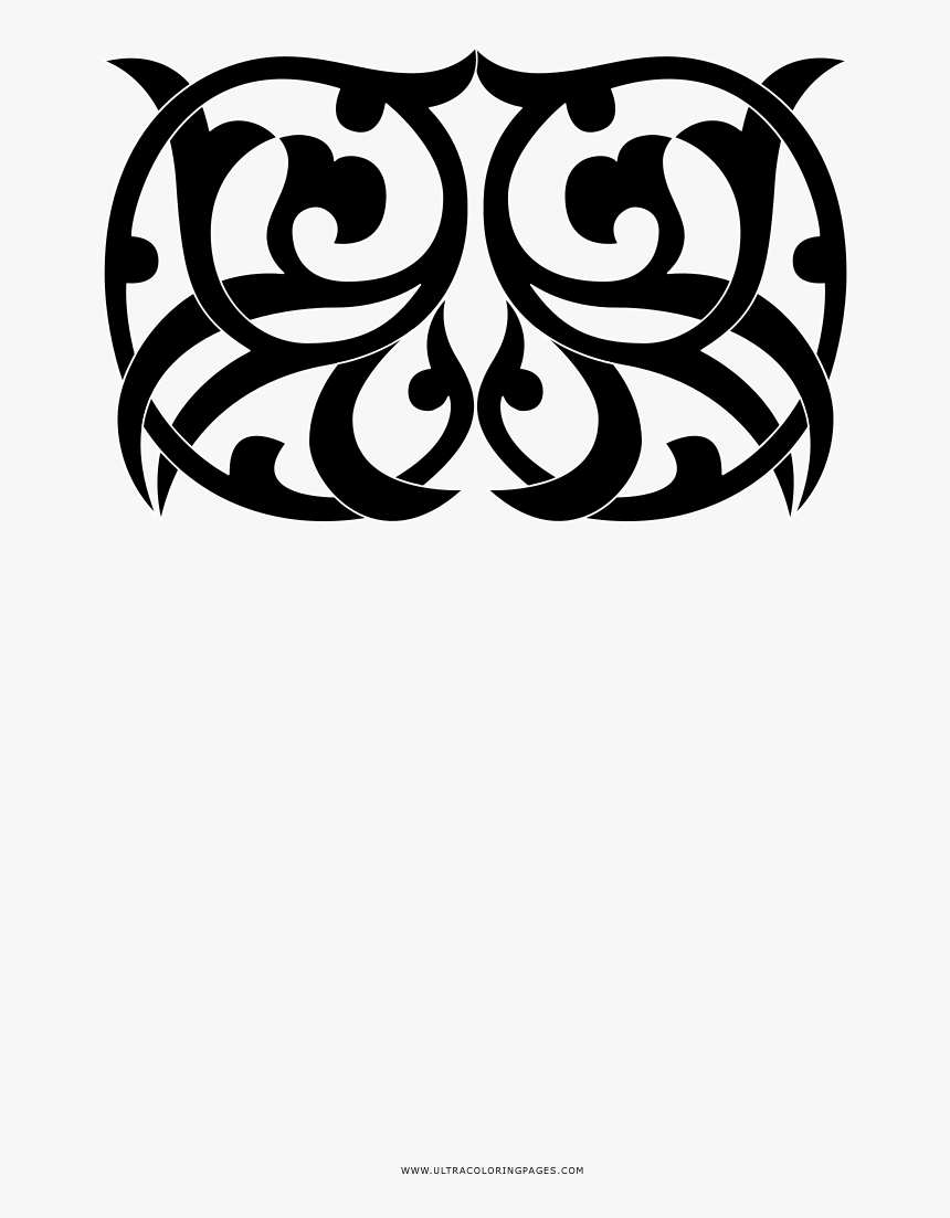 Ornamento Página Para Colorear - Ornament, HD Png Download, Free Download