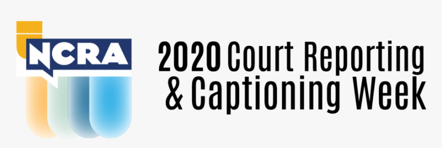 2020 Court Reporting & Captioning Week - National Court Reporters Association, HD Png Download, Free Download