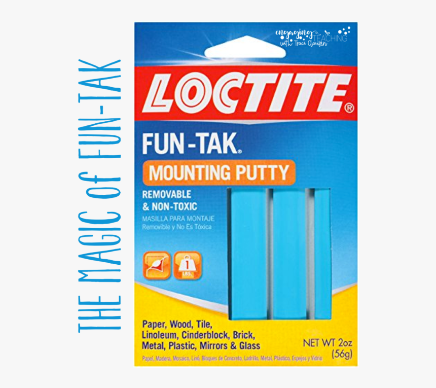 Fun-tak Mounting Putty , Png Download - Loctite, Transparent Png, Free Download