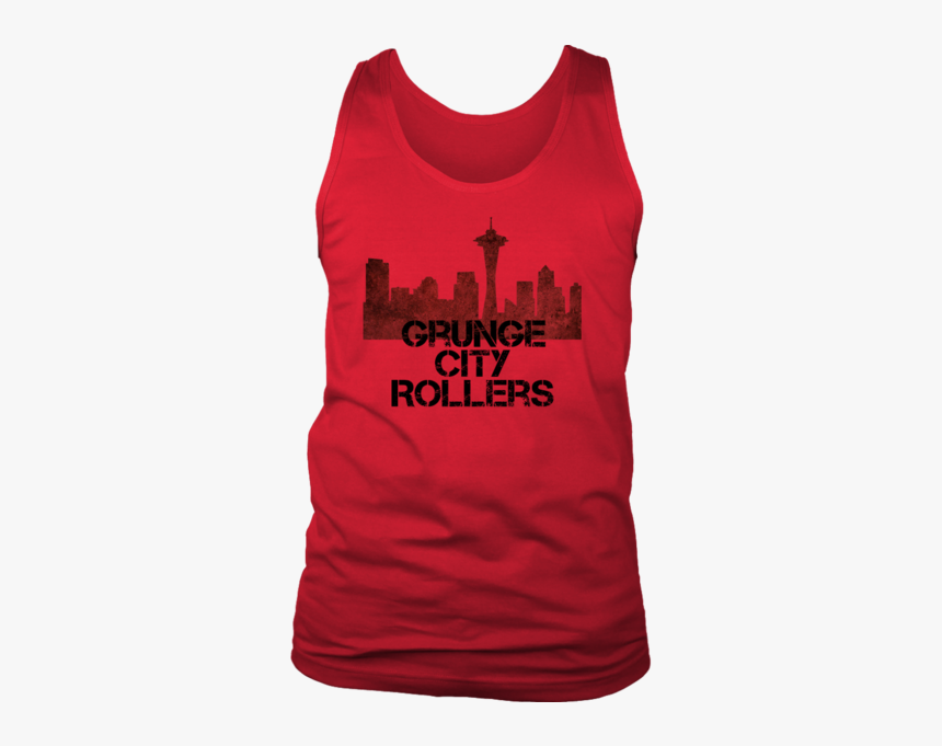 Grunge City Rollers Black Logo Mens Tank - T-shirt, HD Png Download, Free Download