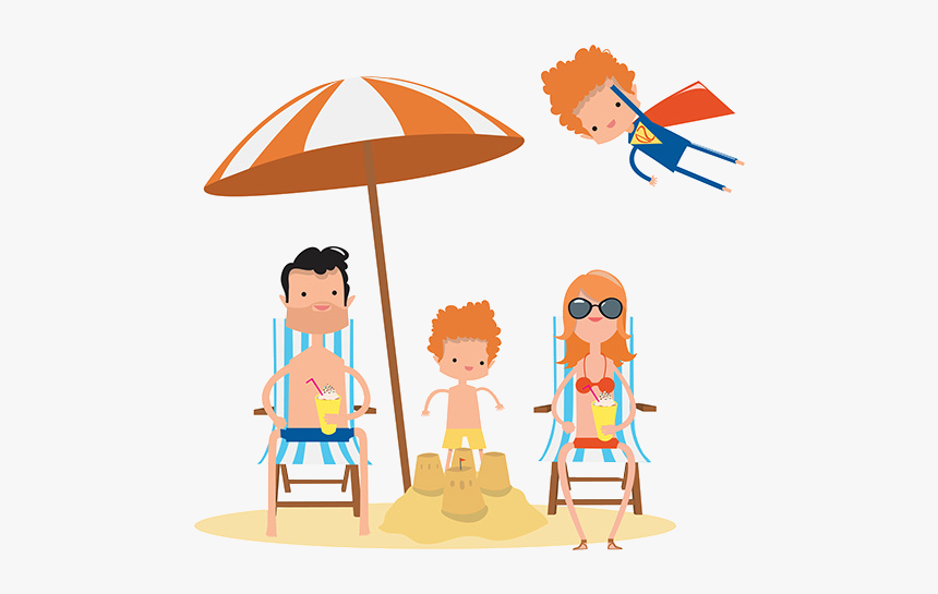 Resort Png - Dibujos Animados De Una Familia, Transparent Png, Free Download