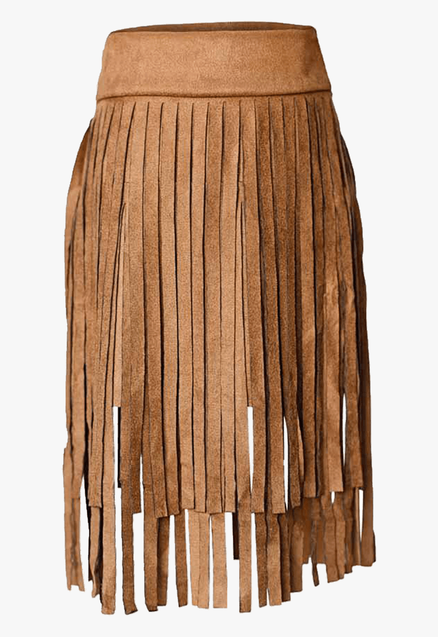 Toddler Suede Fringe Skirt , Png Download - Brown Fringe Skirt, Transparent Png, Free Download