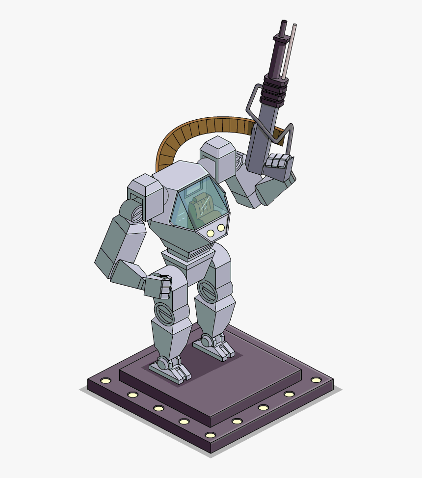 Simpsons Tapped Out Mech Robot, HD Png Download, Free Download