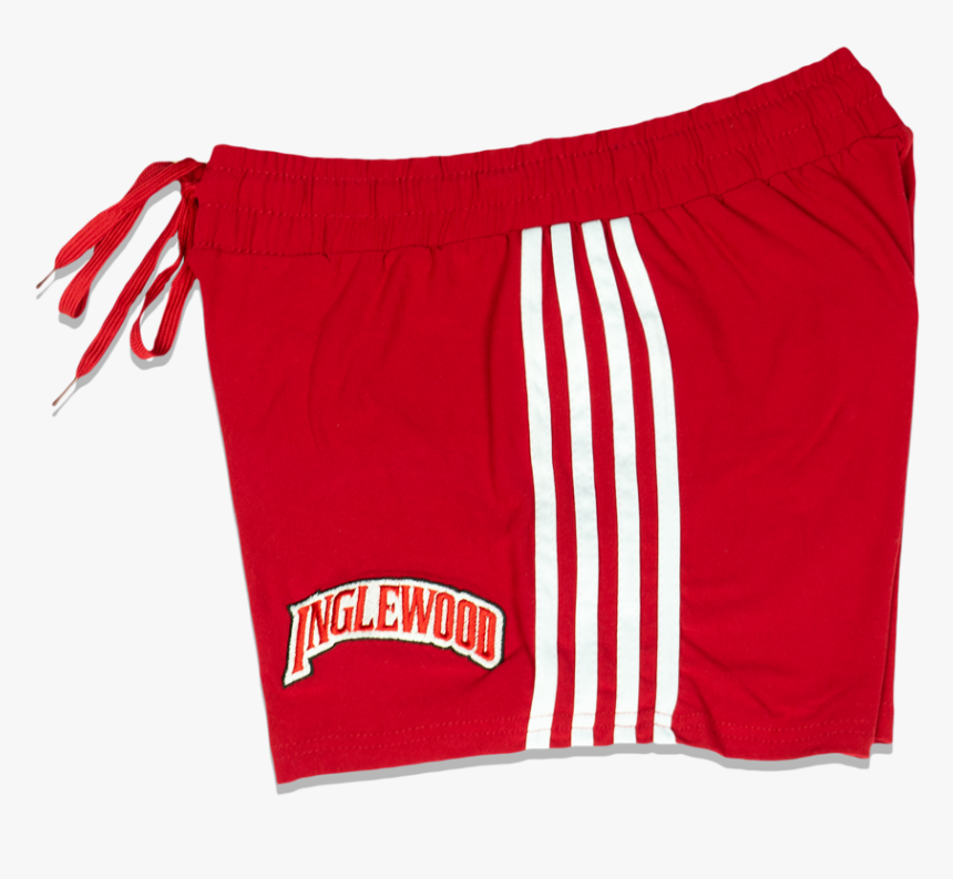 Inglewood Womens Shorts Red Stripe, HD Png Download, Free Download