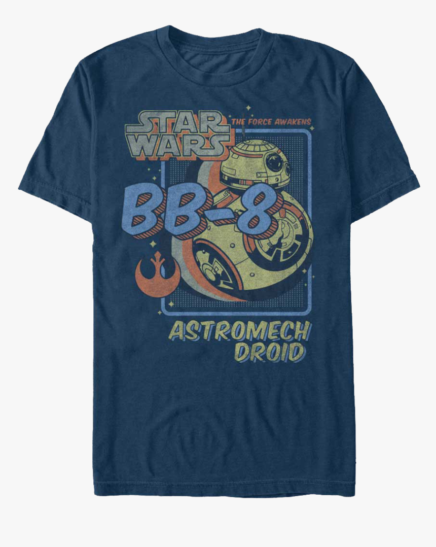 Star Wars Bb 8 Astromech Droid T Shirt - Cartoon, HD Png Download, Free Download