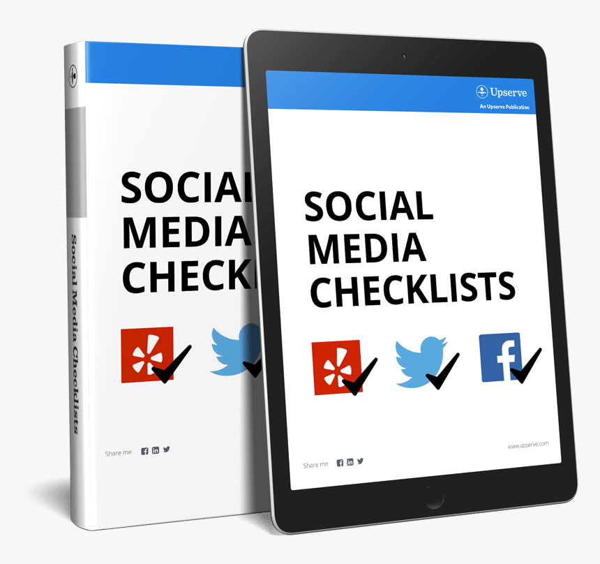 Restaurant Social Media Checklists For Ebooks - E-book Readers, HD Png Download, Free Download