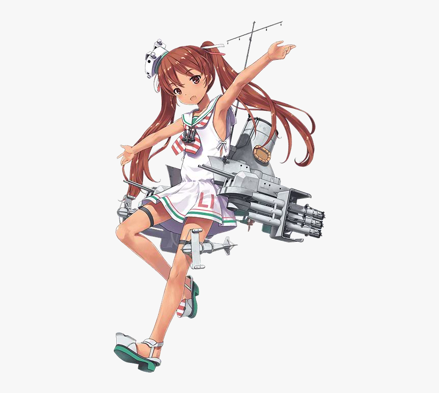 Lt Anime Cartoon Mangaka - Libeccio Kancolle, HD Png Download, Free Download