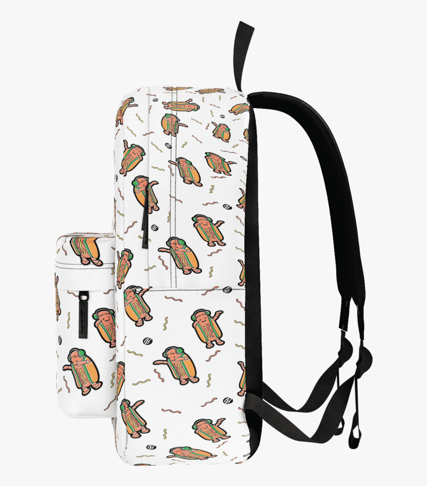 Dancing Hot Dogs Pattern Classic Backpack - Backpack, HD Png Download, Free Download