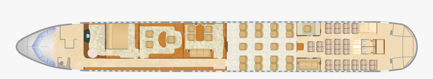 Bbj 767 Floor Plan, HD Png Download, Free Download