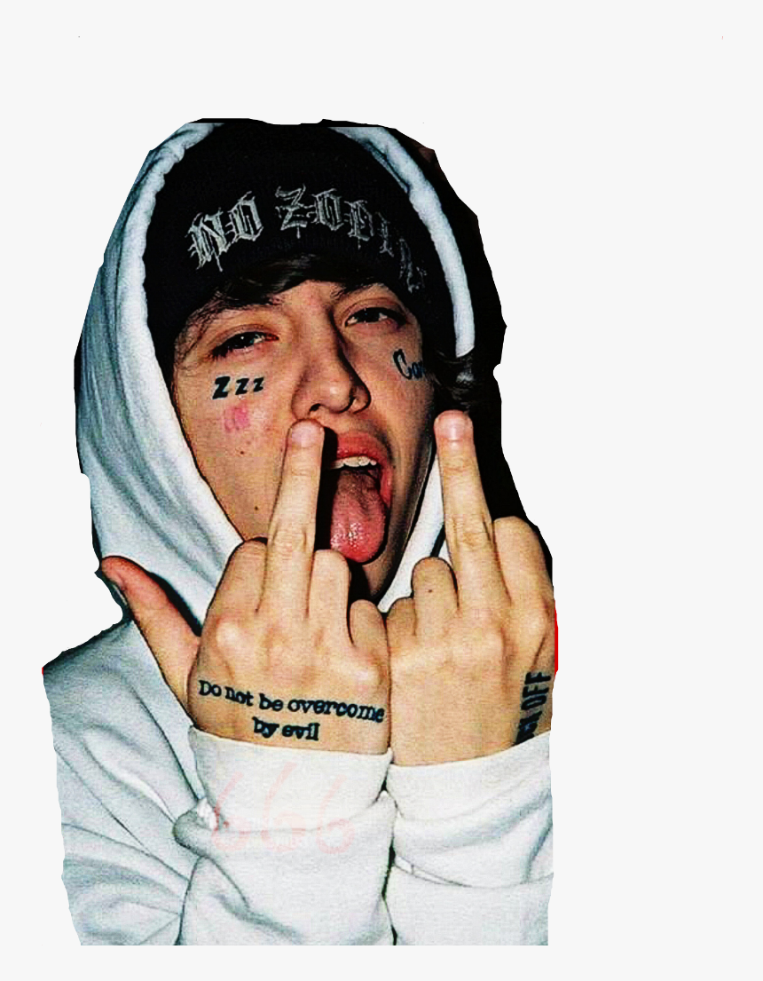 Lil Xan Middle Finger, HD Png Download, Free Download