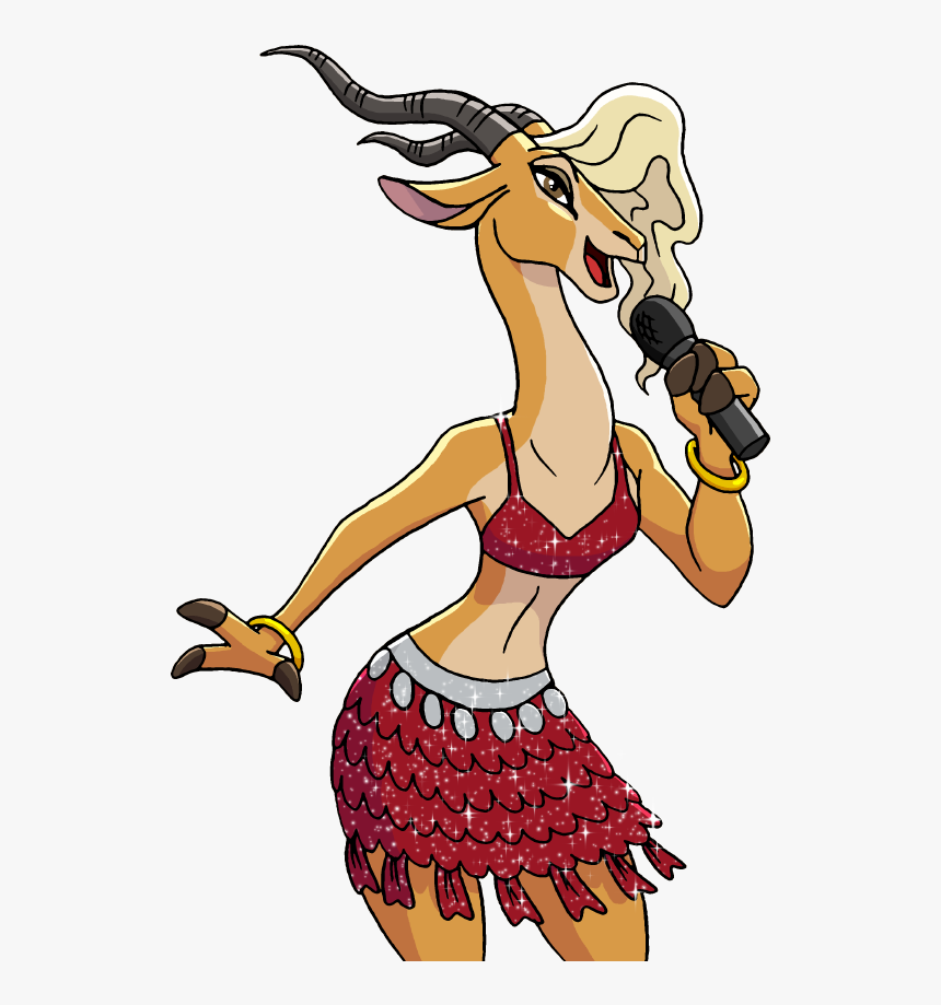 Gazelle Clipart Zootopia - Drawing Zootopia Gazelle, HD Png Download, Free Download