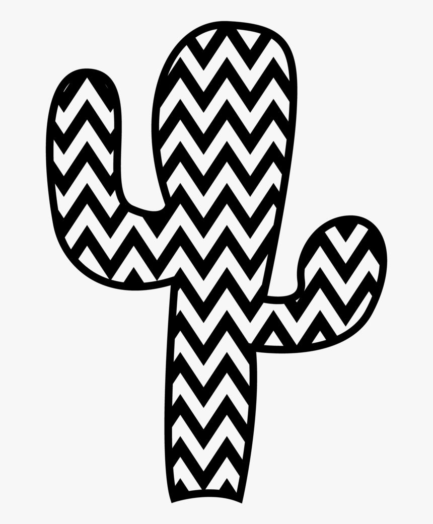 Chevron Cactus - Cricut, HD Png Download, Free Download