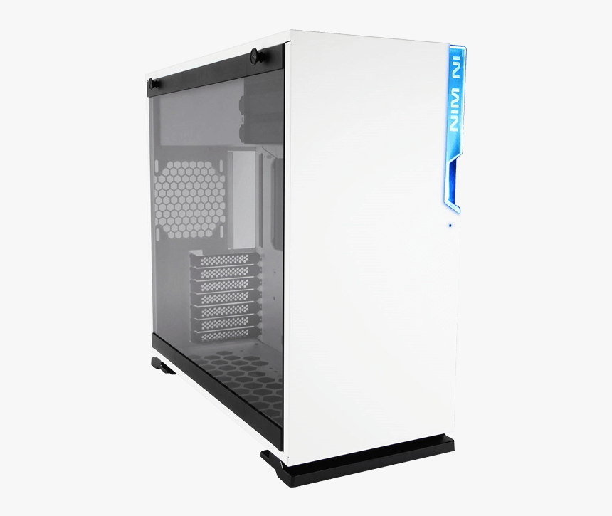 101 White, Tempered Glass, No Psu, Atx, Mid Tower Case - Case In Win 101, HD Png Download, Free Download