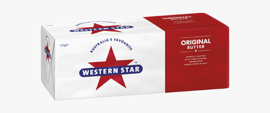 5kg Pat Original - Western Star Salted Butter, HD Png Download, Free Download