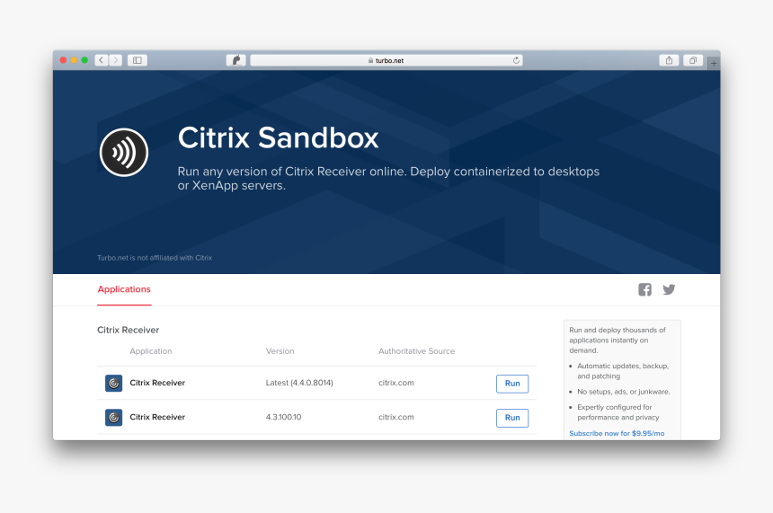 Citrix Receiver Desktop Now In The Citrix Sandbox , - Utility Software, HD Png Download, Free Download