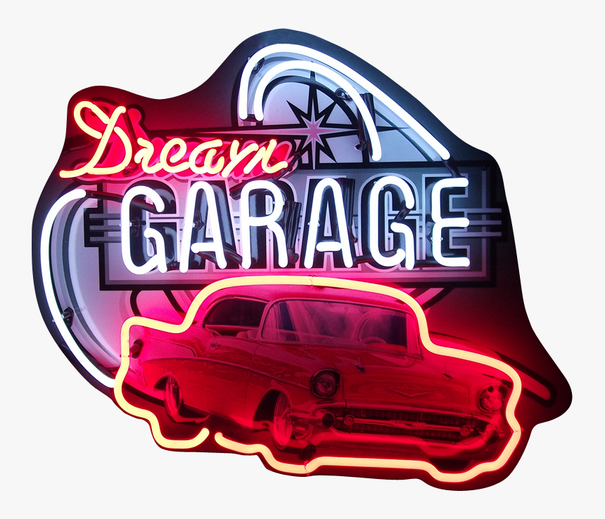 Dream Garage Neon 57 Chevy, HD Png Download, Free Download