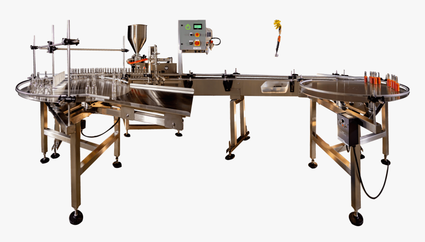 Tabletop Piston Liquid Filling Line - Planer, HD Png Download, Free Download