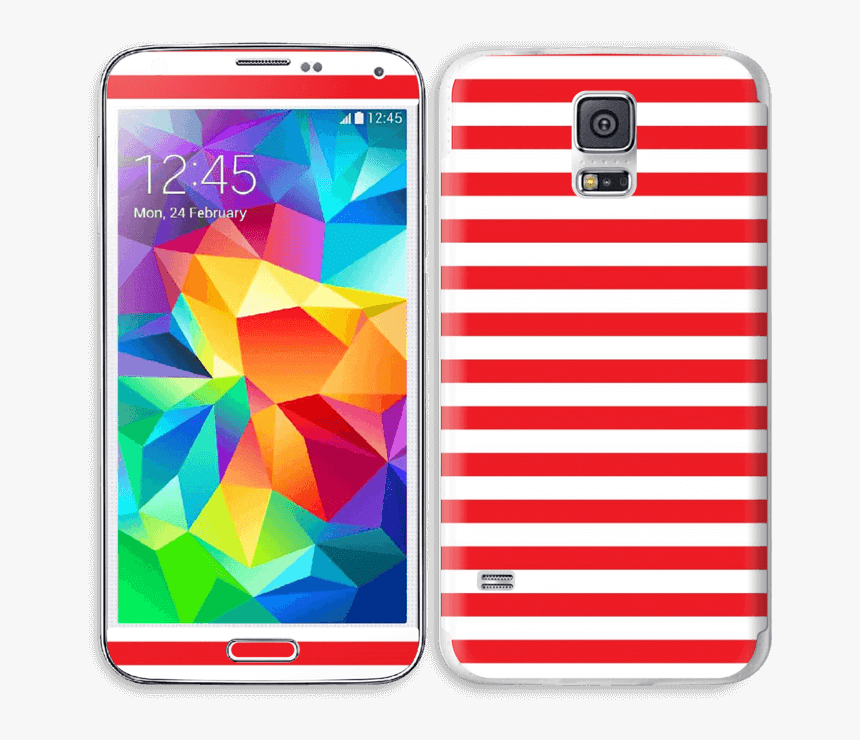 Christmas Stripes Skin Galaxy S5 - Galaxy S5 Mini Sm G800f, HD Png Download, Free Download