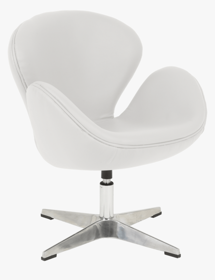 Swan Chair Brushed Metal Legs Hire For Events - Office Chair, HD Png Download, Free Download