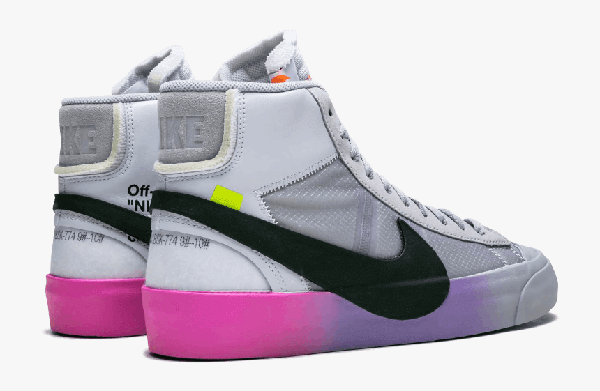 Nike Blazer Mid Off White Wolf Grey Serena Williams Off White Blazer Serena Williams Hd Png Download Kindpng