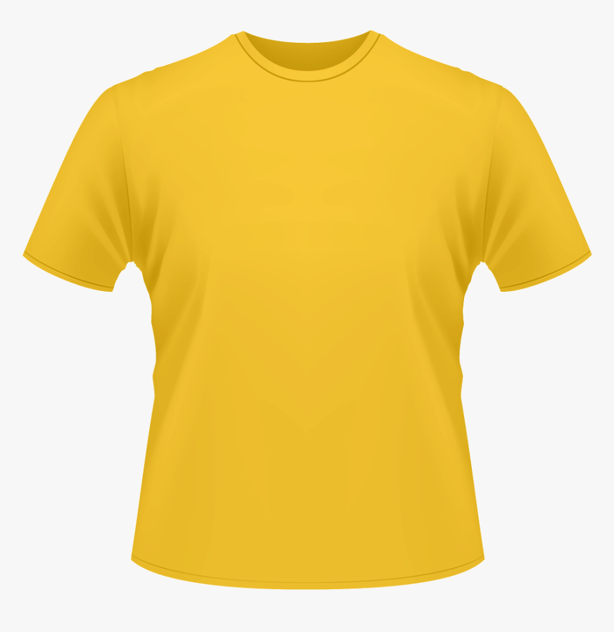 Yellow T Shirt Transparent Background, HD Png Download - kindpng