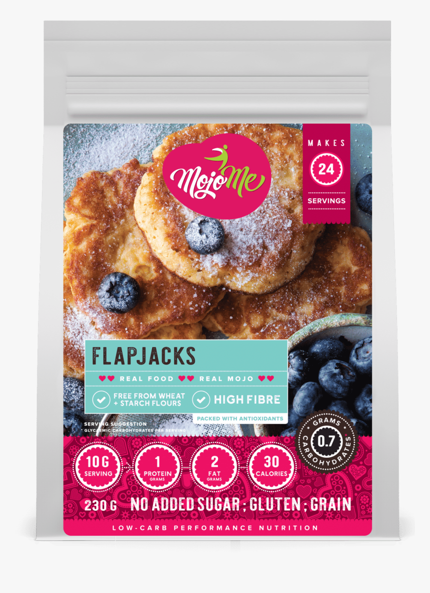 Mojome Low-carb Flapjacks 230g - Bread, HD Png Download, Free Download
