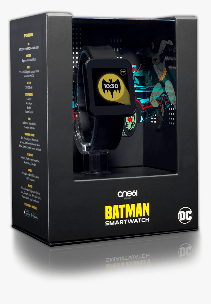 Batman - Smartwatch - In Package - Batman Smart Watch - Batman Smartwatch, HD Png Download, Free Download