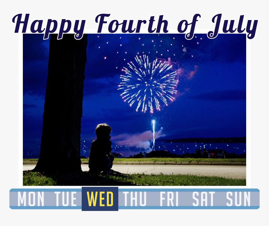 Today Is Tuesday, July 4, - Fireworks, HD Png Download, Free Download