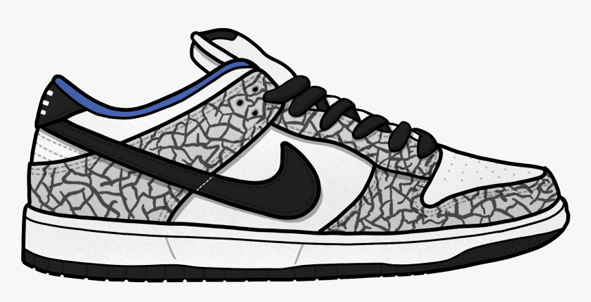 Nike Shoes Clipart, HD Png Download - kindpng