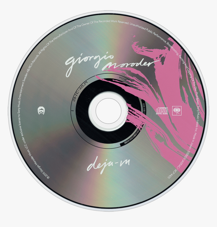 Giorgio Moroder Déjà-vu Cd Disc Image - Cd, HD Png Download, Free Download