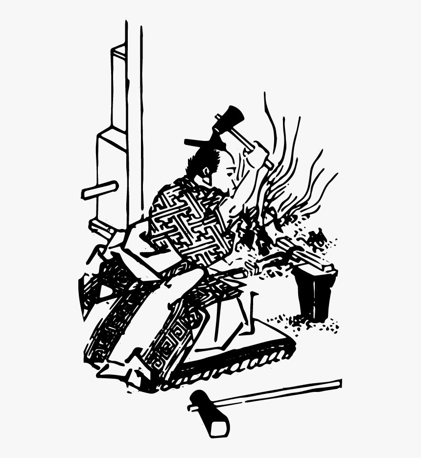 Free Ukiyo-e Illustration Of Profession In The Edo - Illustration, HD Png Download, Free Download