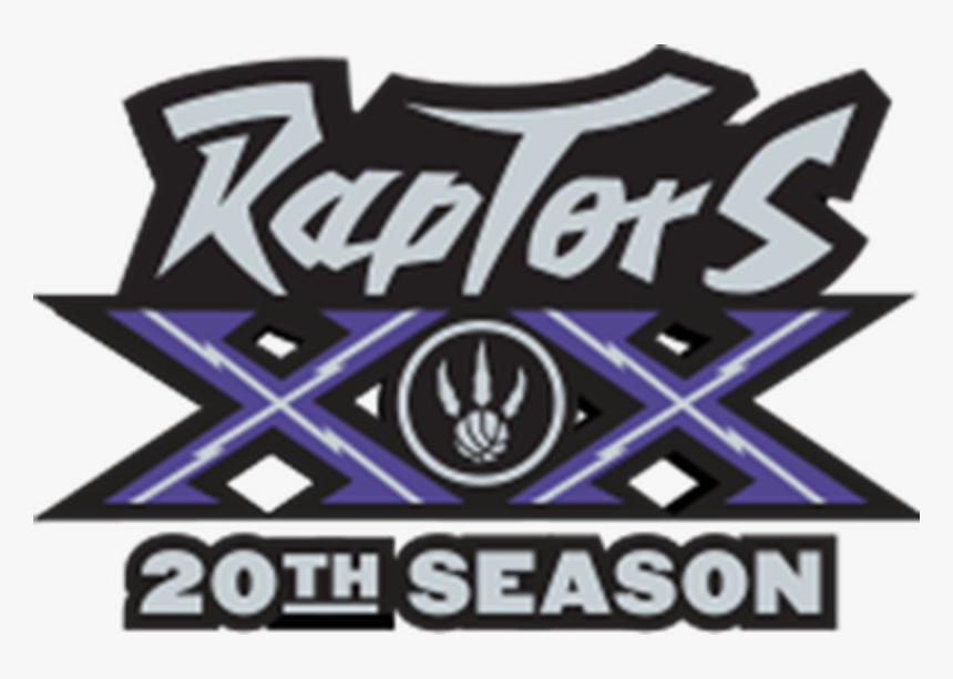 Raptors Logo Png - Toronto Raptors 20th Season, Transparent Png, Free Download