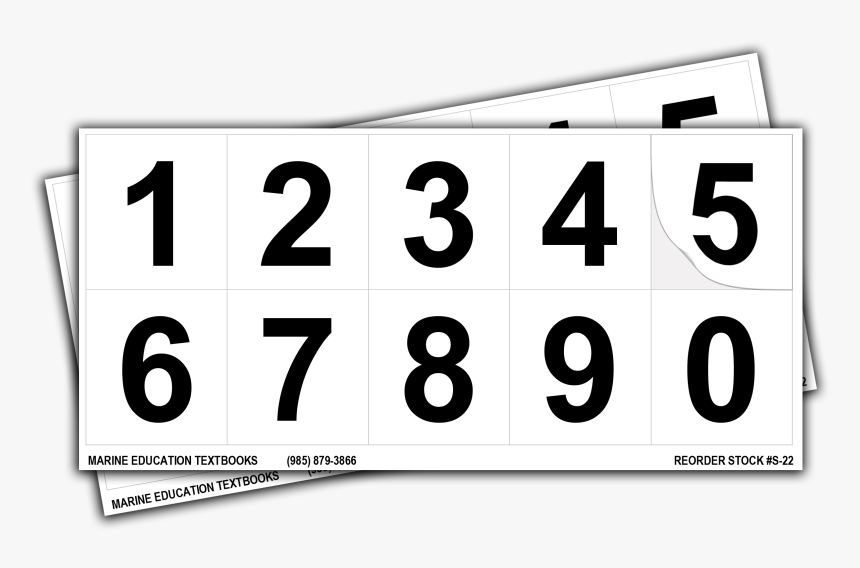 Number Stickers 1 Inch, HD Png Download, Free Download