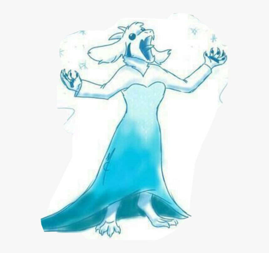 #undertale #asriel #asrieldremmur #frozen #elsa #freetoedit - Illustration, HD Png Download, Free Download